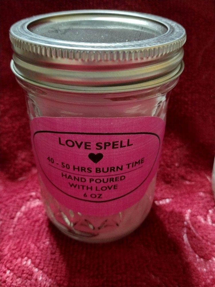 Love Spell Soy Candle 6 Oz