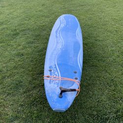8'0" WAVESTORM SURFBOARD FOAM BOARD 