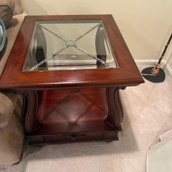 End table  (Glass Top) - $50 OBO