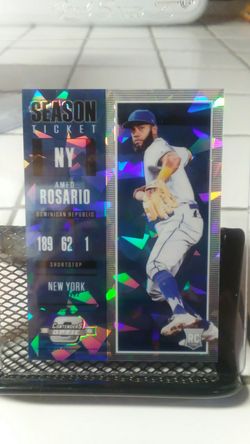 Amed Rosario blue ice rookie 65/149