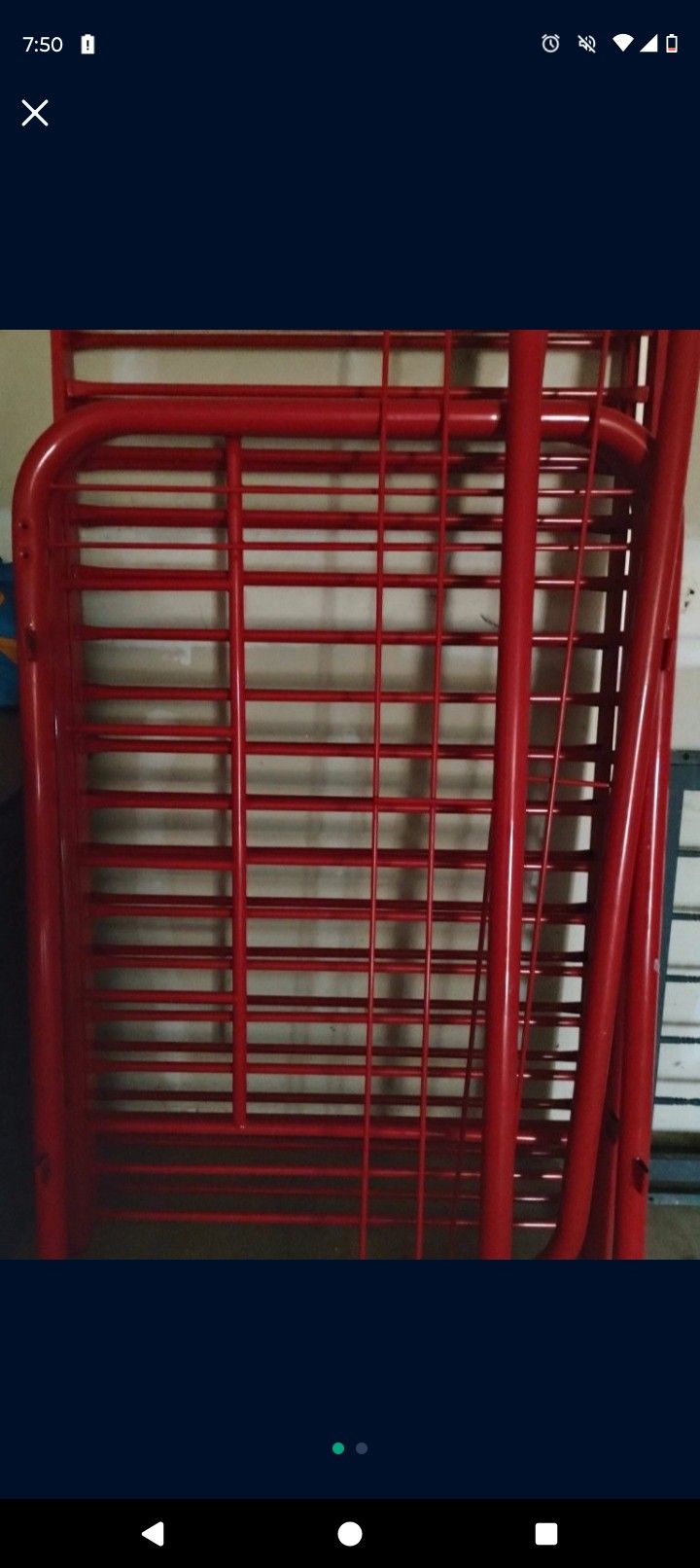 Need Gone ASAP (TWIN METAL BUNK BED IN VERY GOOD CONDITION)