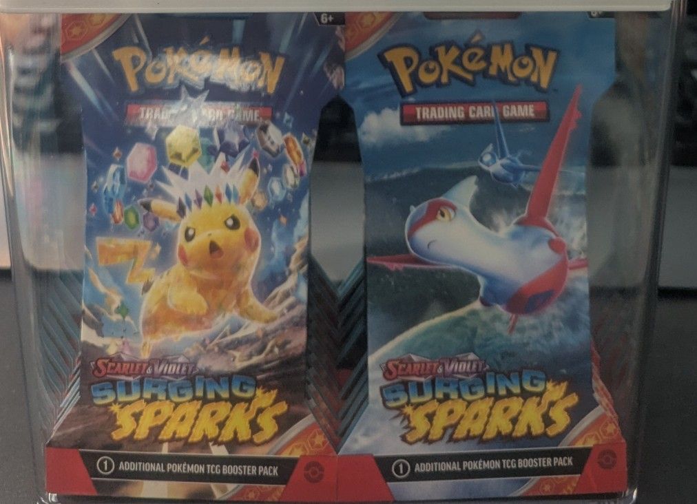 Surging Sparks and Destined Rivals Booster Sleeves