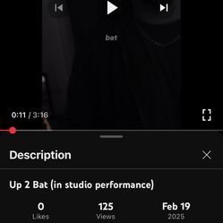 YouTube-Dangerinthe805 “Up 2 Bat” 