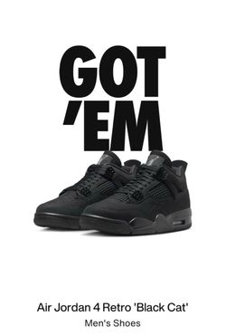 Air Jordan 4 Retro 'Black Cat'