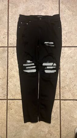 Amiri Mx1 Black Skinny Jeans