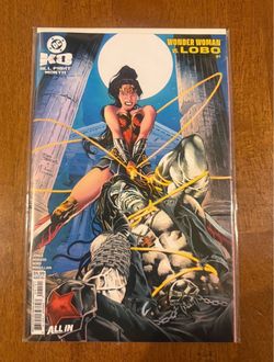 DC KO: Wonder Woman vs Lobo #1 Barrows Variant