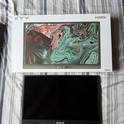 KYY 15.6” Portable Monitor – 1080p, Like New, Full Kit