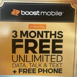 3 MONTHS FREE WHEN YOU SWITCH TO BOOST