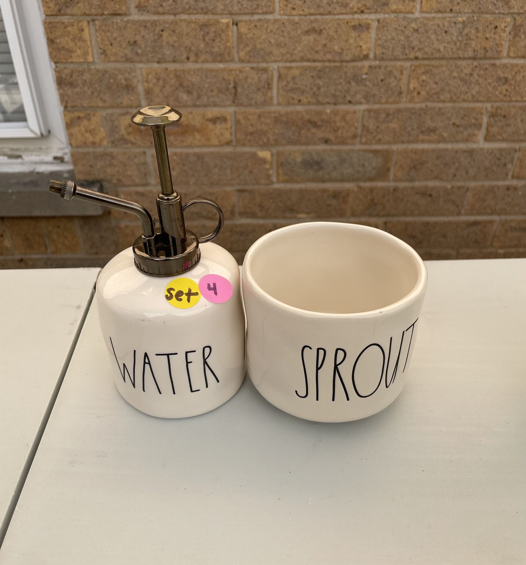 Rae Dunn Planter And Water Mist