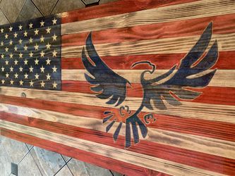 Handmade artisan flag