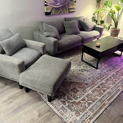 Couches / Rug / Table