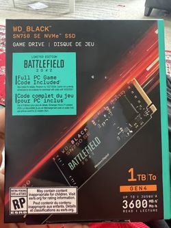 WD SN750 se 1TB pcie 4.0 SSD Brand New