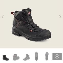 SIZE 8.5 RED WING THE CRV WATERPROOF LEATHER SAFETY TOE BOOTS BRAND NEW