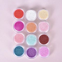12 Piece Multicolored Nail Art Set