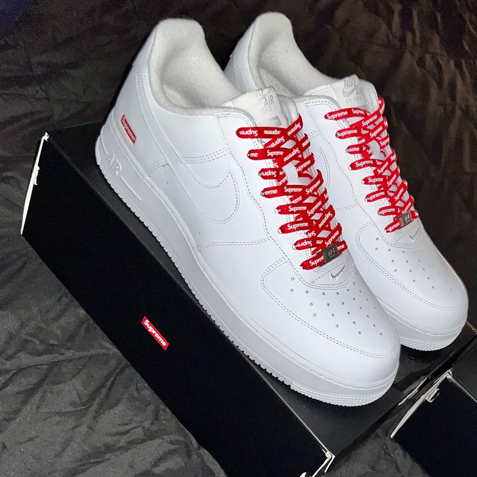 SUPREME NIKE AIR FORCE 1's. (brand New). Size 13 for Sale in