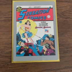 Sensation Comics Wonder Woman Trading Card  1942