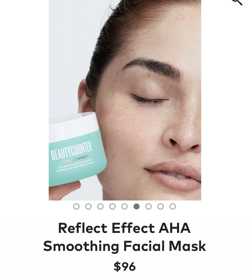 Beauty counter Reflect effect AHA facial mask