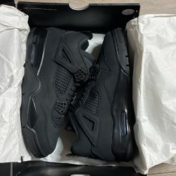 NEW Black Cat 4s 🐈‍⬛ (2025) Sz 10