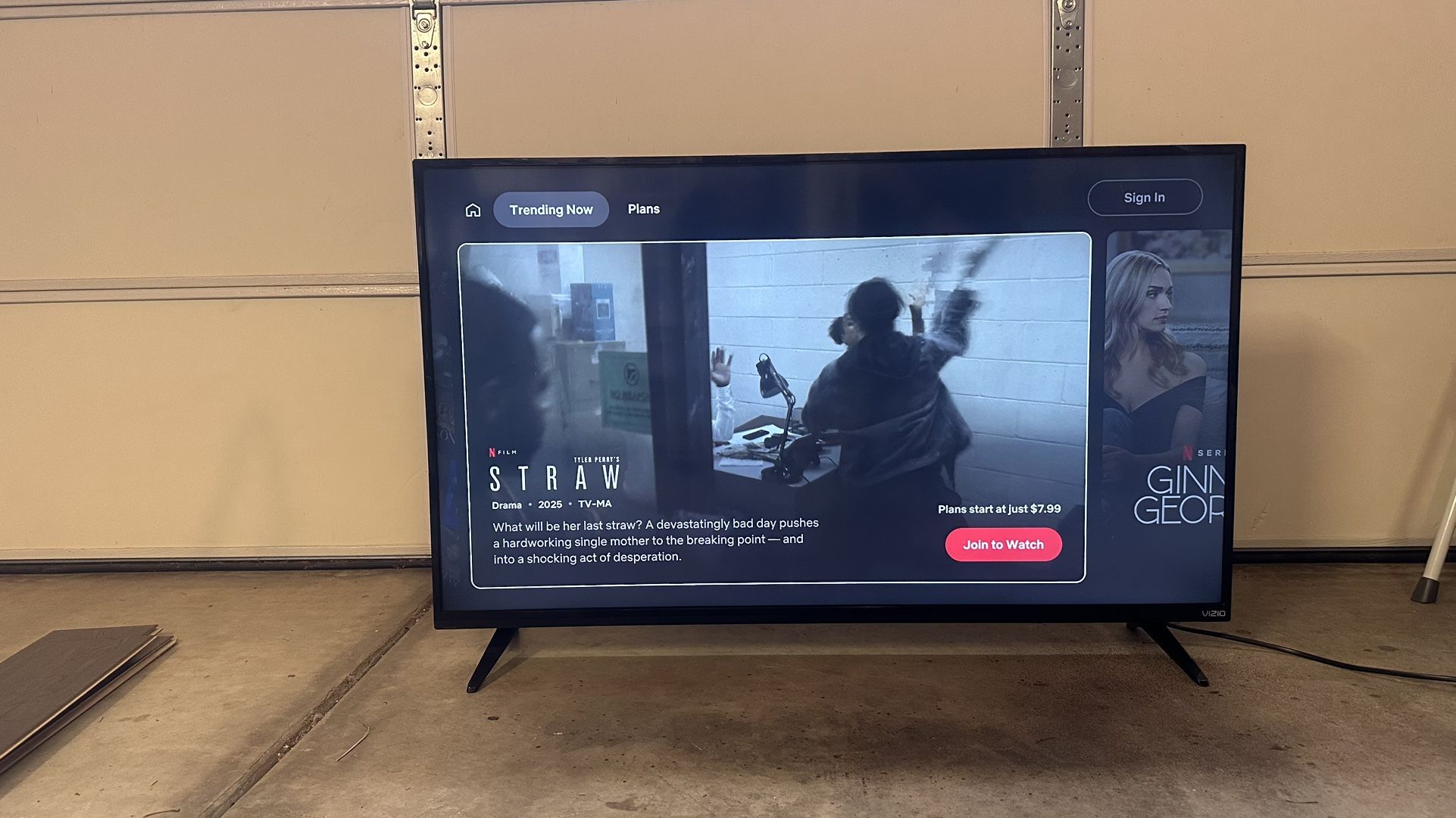 Vizio 50 Inch TV