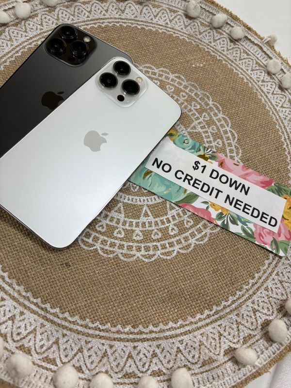 Apple IPhone 13 Pro Max 5G - Only $1 Today Pay The Rest Later!
