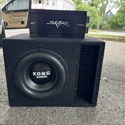 Must hear insane setup 12"Kong audio 4k Beast in skar box and Skar audio 1,500rms amp