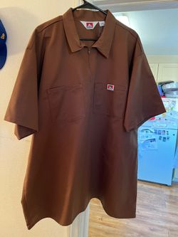 Brown Ben Davis half zip 3XL