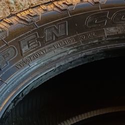 Use Tire 265/ 70/ R 17.          4