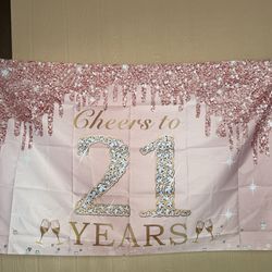21 years birthday Banner