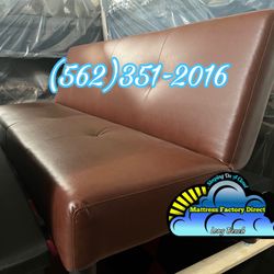 Futon Couch Red Faux Leather New Nuevo 