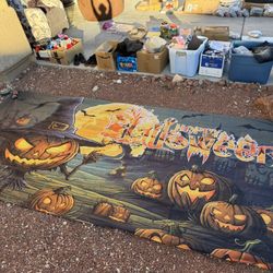 6X8 Halloween Garage Door Cover