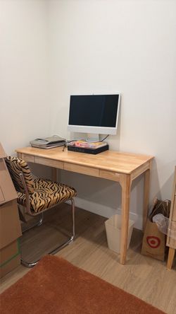 Wooden desk