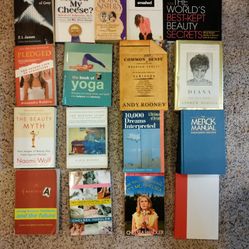 17 Books, Fiction, Biography, Educational