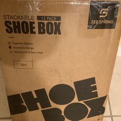 Stackable Shoe Box 12pack