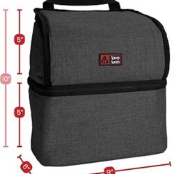 Lava Lunch Patented Heated Lunch Box - Insulated Bag - 3 Liter Capacity for Meals- Keeps Food Warm for Up To 5 Hours - Gift for Men, Women, & Kids - D