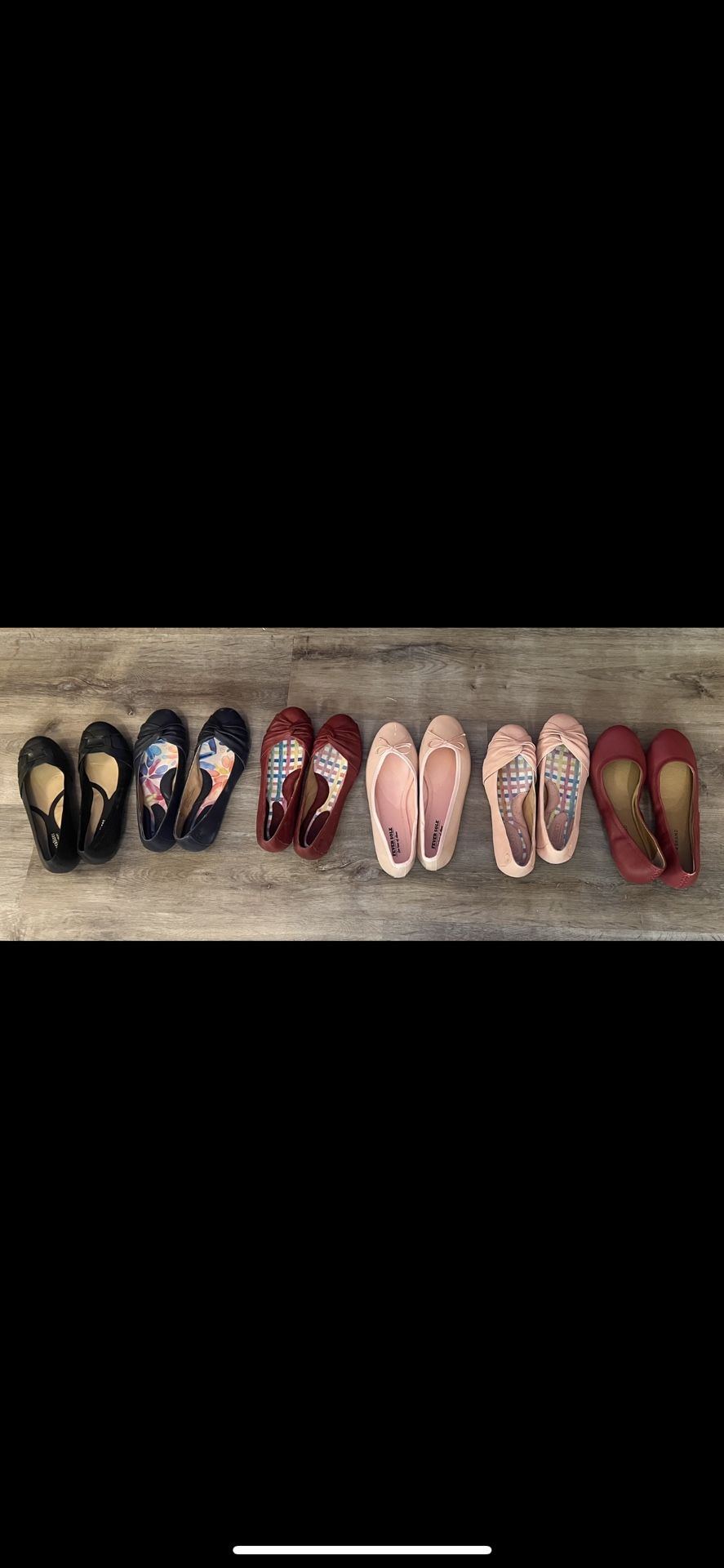 ballet flats all size 9 
