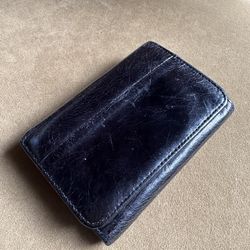 HOBO Black Leather Wallet
