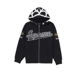 Supreme x Vansion Leathers “Spider Web” Zip Up Hoodie
