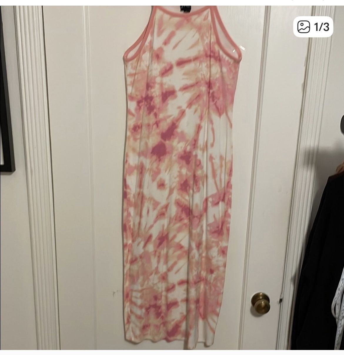 Art Class, Pink and White Dress… Size L
