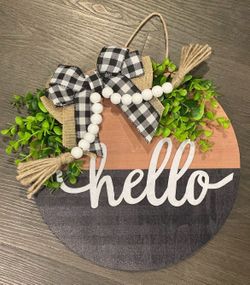 Hello Sign Decor