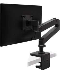 Ergotron LX Pro Premium Monitor Arm Single Monitor Desk Mount fits Flat Curved Ultrawide Computer Monitors up to 34 Inches, 4 to 22 lbs Matte Black Re