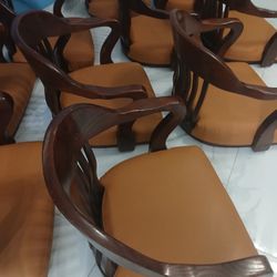 Set Of 11 Banker's Chairs 