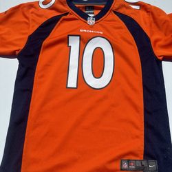 Nike Emmanuel Sanders Orange Denver Broncos Team Color Game Jersey