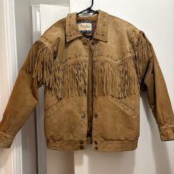 Suede fringe jacket 