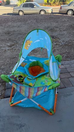Baby Activity Play Yard with Canopy