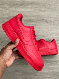 Size 12- Nike Air Force 1 Low Triple Red IG: CornerSoles