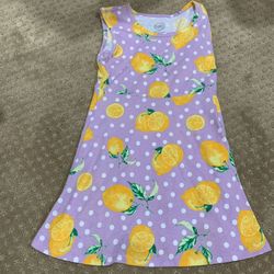 Toddler girl lemon dress