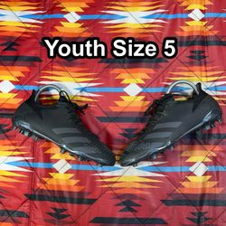 Adidas Predator 20.2 FG Demonskin Soccer Cleats Black EF1630 Youth Size 5