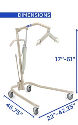 Lightweight Hydraulic Patient Lift