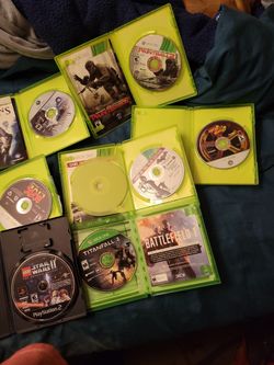 Xbox 360 (5) Games (2) PlayStation2 Games And (1) Xbox One Game