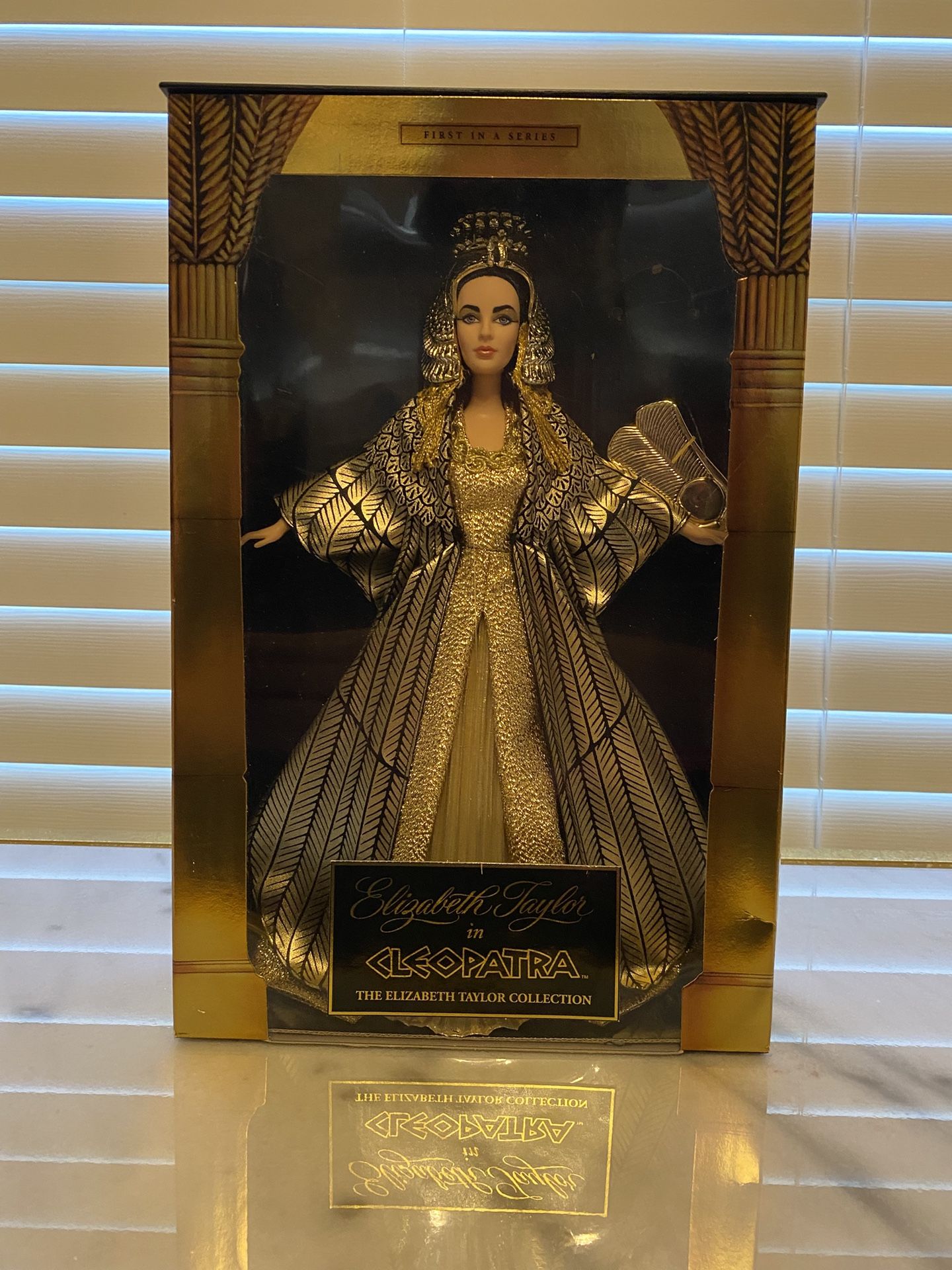 Vintage Elizabeth Taylor as Cleopatra Mattel Barbie Doll #23595, Mint Condition, In Original Box Never Opened
